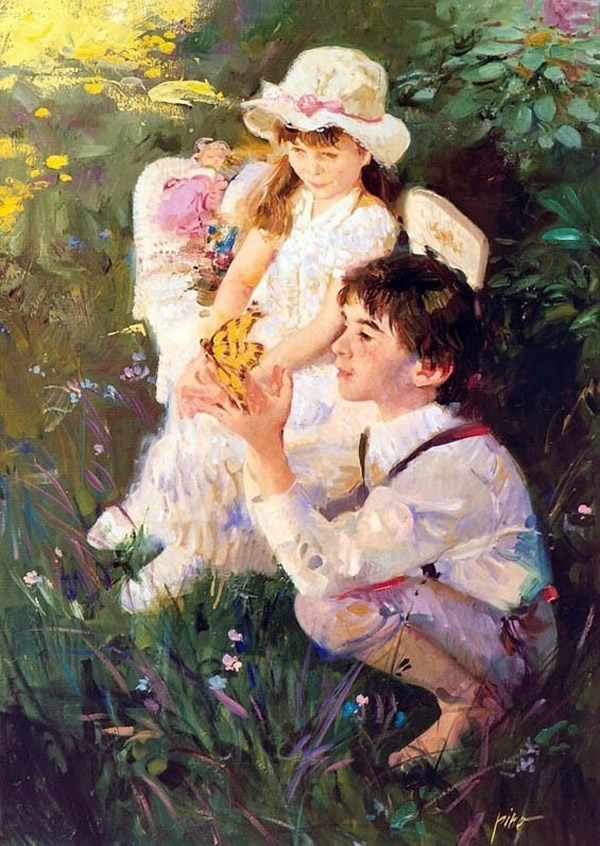 意大利水彩画画家 pino daeni