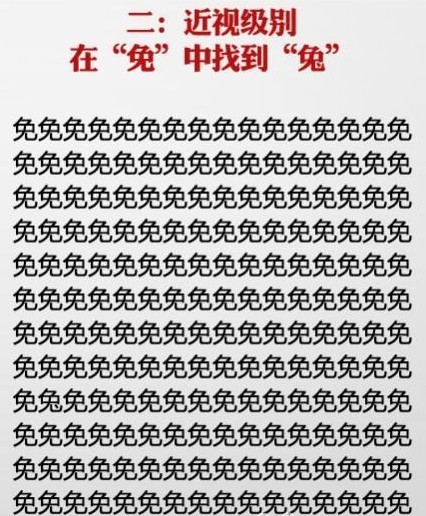 视力表