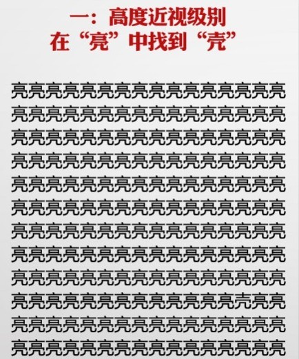 视力表