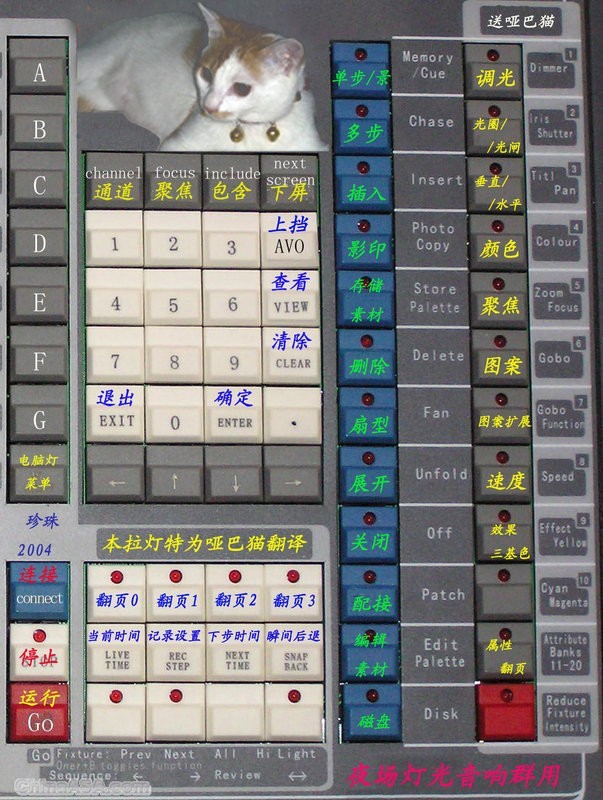 珍珠控台135个内置中文说明 电脑灯自1981年问世以来,就在各类演出