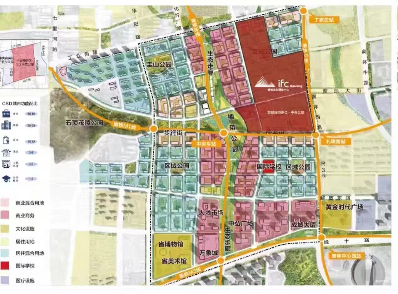 小编探盘|绿地山东国金中心·中央公馆:cbd首发精品华宅终于来了!
