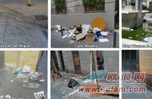 左派以一组街头垃圾照片驳马德里市长的“马德里非常干净”