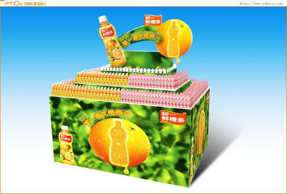 超市创意堆头 陈列精彩无限!_品牌形象管理系统