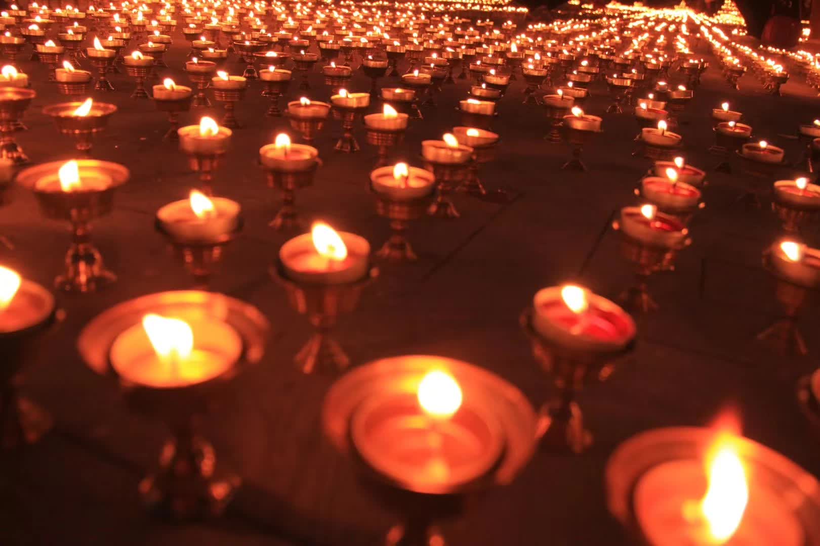 妙吉信息 | 妙吉寺一年一度30万盏酥油灯"供灯"