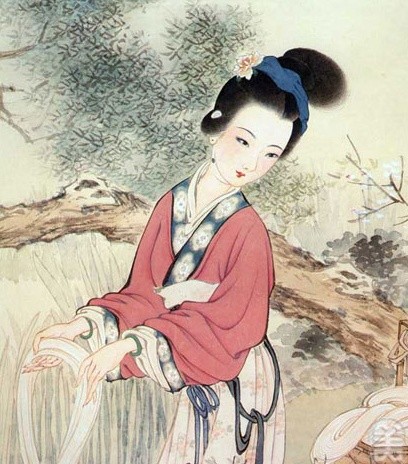 享有"沉鱼落雁之容,闭月羞花之貌"美称的中国古代四大美人西施,王