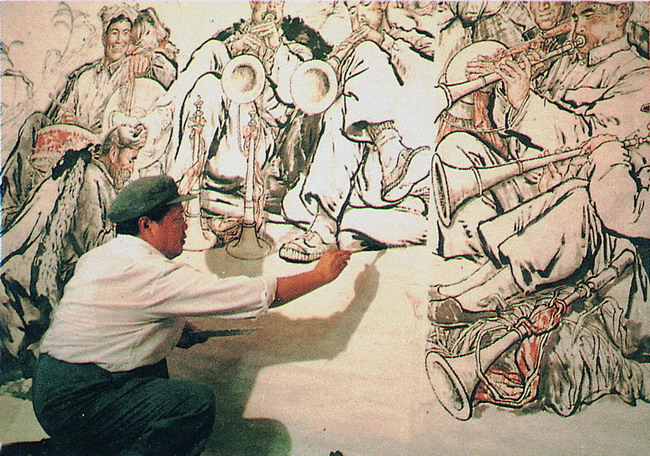 1950年在上海进入陶行知先生创办的"育才学校"学习美术,1953年入浙江